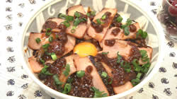 ねぎ玉麻婆焼豚丼 kinyoucooking20170623