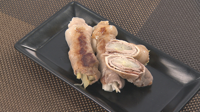 豚肉の梅肉ネギ巻き midori260221-1