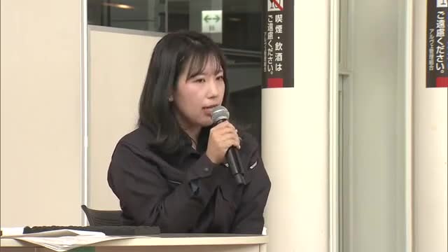 女性ドライバートラックめいめいさんが運送業の魅力語る　秋田市で女性ドライバーの活躍推進イベント