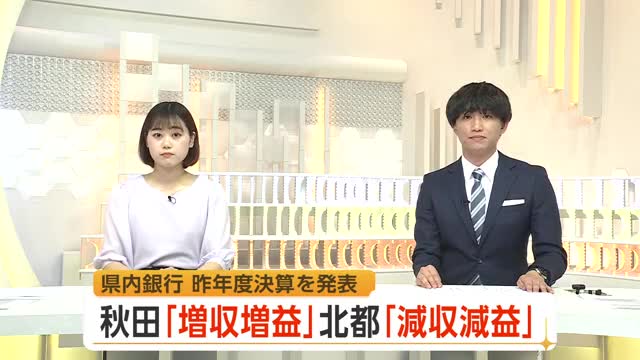 秋田銀行、2期連続の増収増益　北都銀行、7年ぶりの減収減益　2025年度決算を発表　秋田